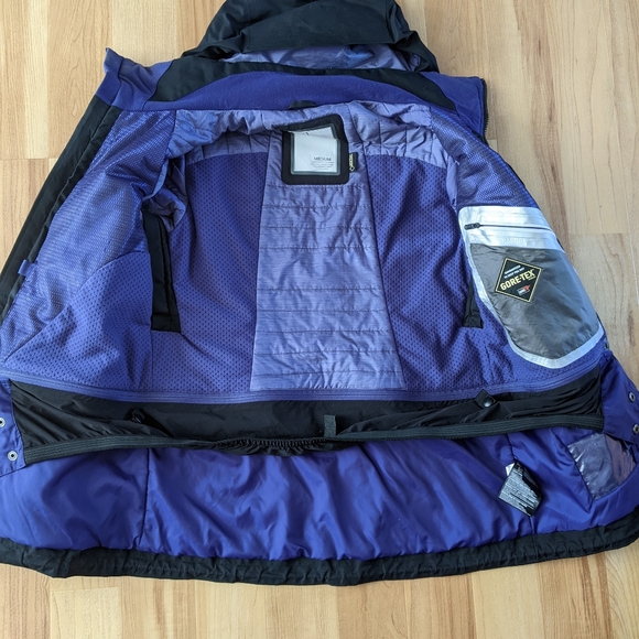 Women's Burton Insulated Gortex Ski/Snowboard Jacket medium black - Picture 3 of 9